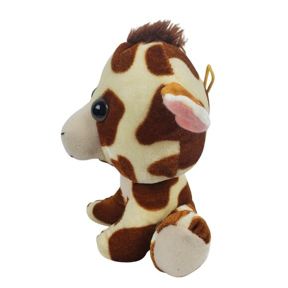 Classic Toy Company Giraffe Plush Yellow Brown Spotted Stuffed Animal Sitting - Picture 2 of 7